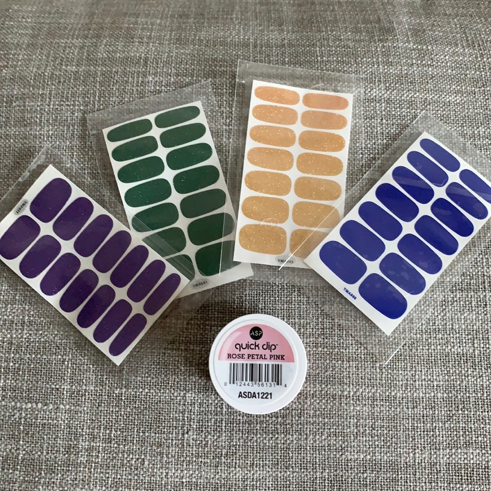 💗Quick Dip Nail Powder and Nail Wraps
